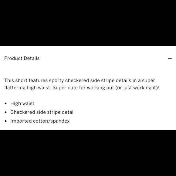 VSPINK HIGH WAIST BIKE SHORT / Size S - Picture 8 of 8